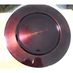 Charger Plates Eggplant Celebrate It Fall Decor Set of 8 New With Tags